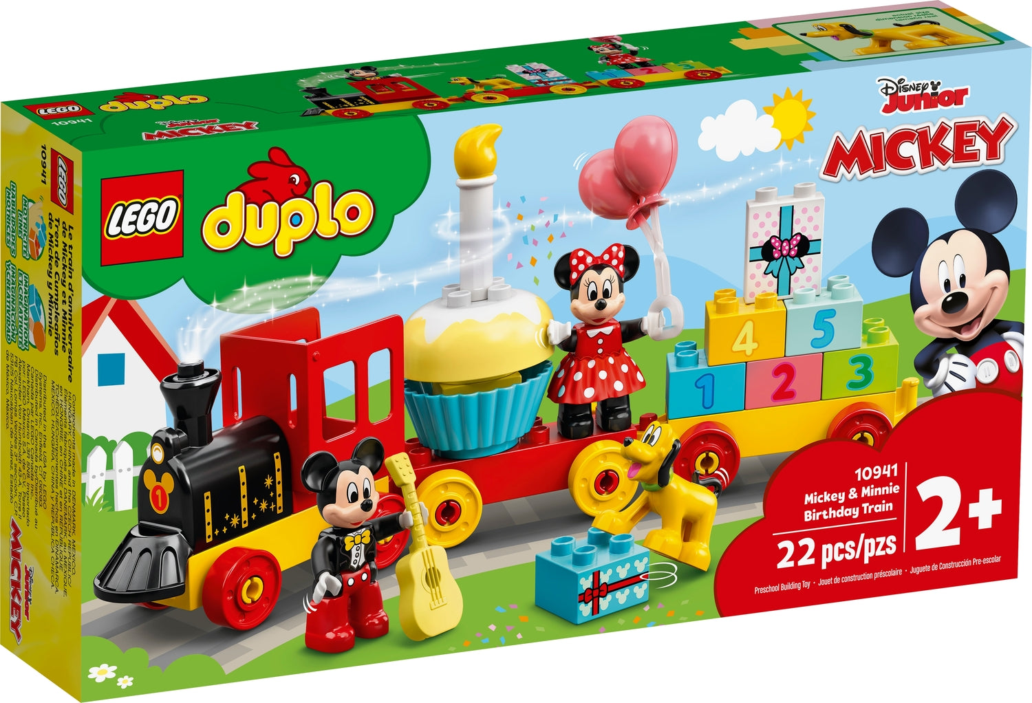 LEGO 10941 DUPLO Disney Le Train d'Anniversaire de Mickey et