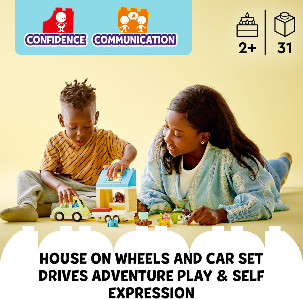 LEGO® DUPLO® Town Family House on Wheels