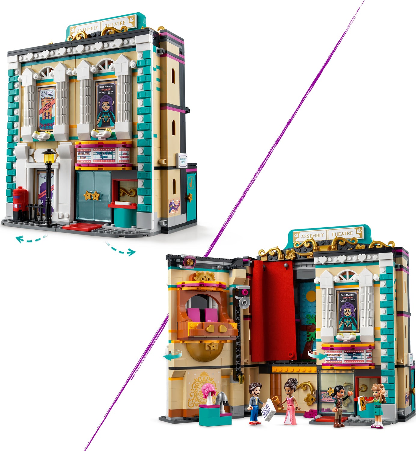 Friends – 41714 LEGO Turner School Theater Toys Andreas