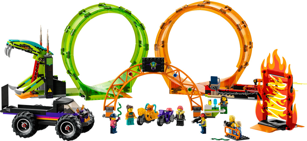 LEGO® City Stuntz Double Loop Stunt Arena Set
