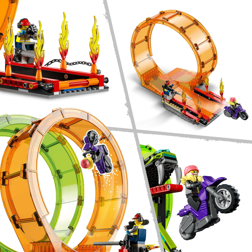 LEGO® City Stuntz Double Loop Stunt Arena Set