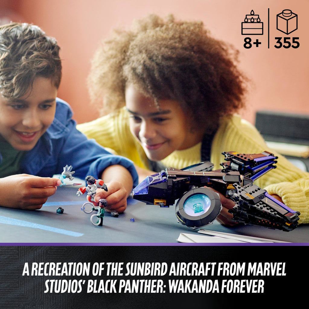LEGO® Marvel Super Heroes Marvel Shuri's Sunbird Black Panther Set
