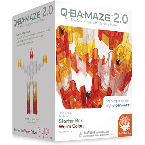 Q-ba-maze 2.0: Starter Box: Warm Colors