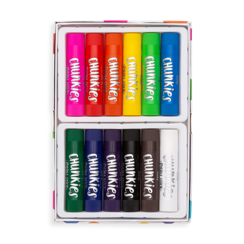 Ooly Chunkies Paint Sticks Package of 12