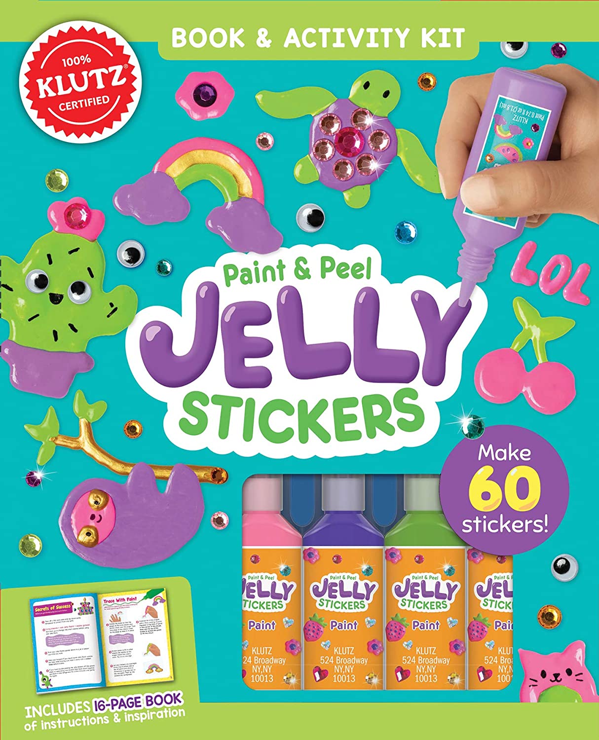 Klutz Paint & Peel Jelly Stickers