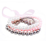 Pearly To Wed Bracelet Set
