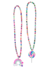 Lollipop & Rainbow Necklace