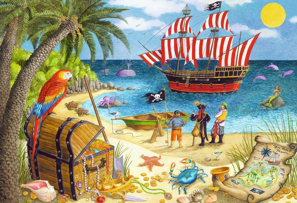 Pirates and Mermaids (2 x 24 pc Puzzles)
