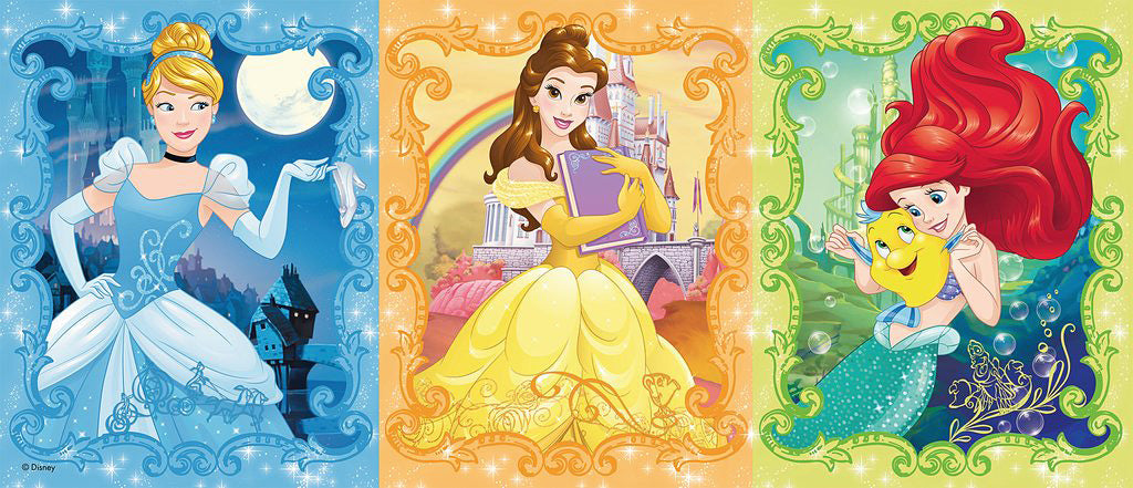 Beautiful Disney Princesses (200 pc Panorama Puzzle)