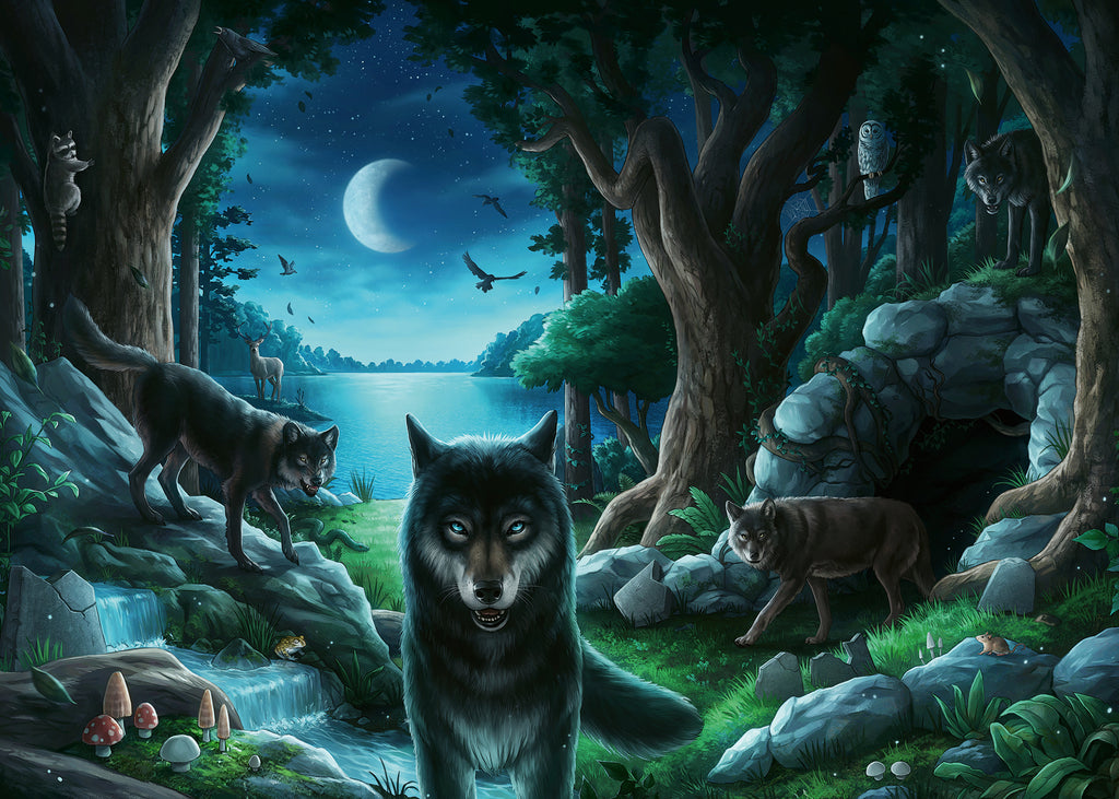 Escape Puzzle: Curse of The Wolves (756 pc Puzzle)