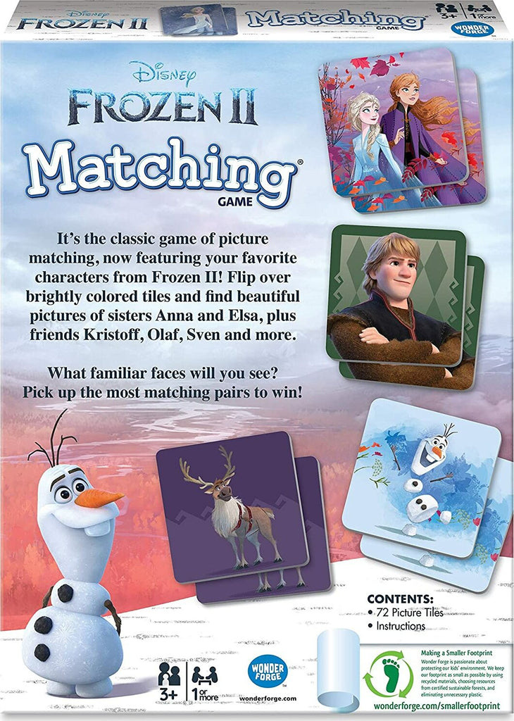 Frozen 2 Matching game