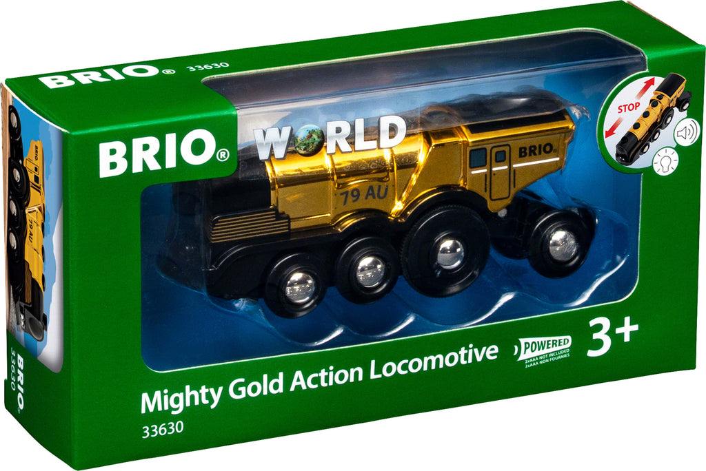 BRIO Mighty Golden Action Locomotive
