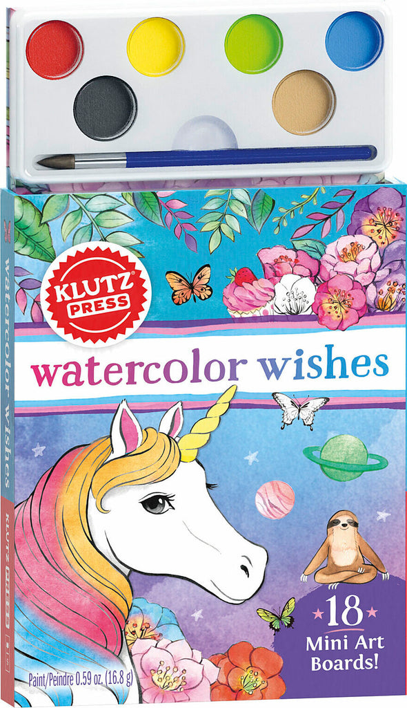 Watercolor Wishes Postcard Kit