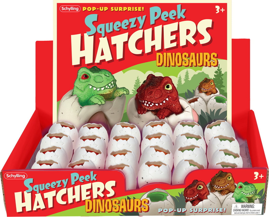 Dino  Squeezy Peek Hatcher (assorted)