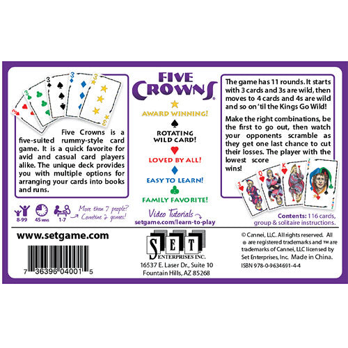 Five Crowns Card Game – Turner Toys