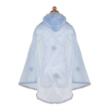 Snow Queen Cape Blue Silver 5-7
