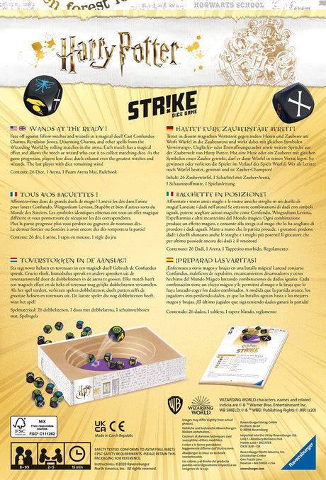 Harry Potter Strike Dice Game