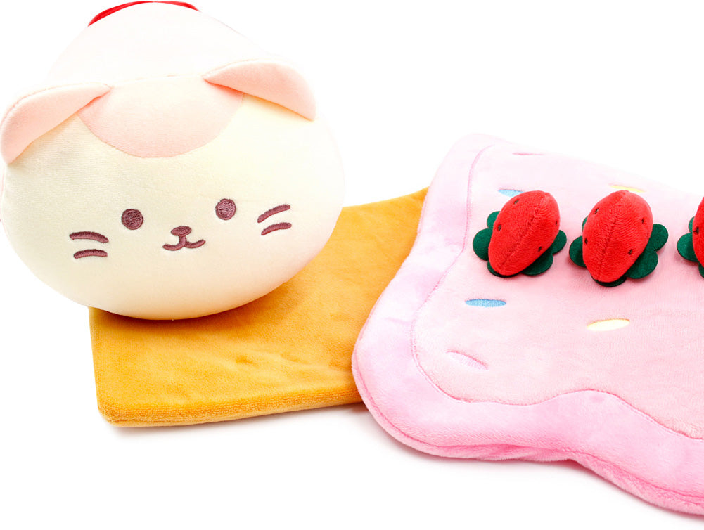 Anirollz Kittiroll with Roll Cake Plush Blanket Small