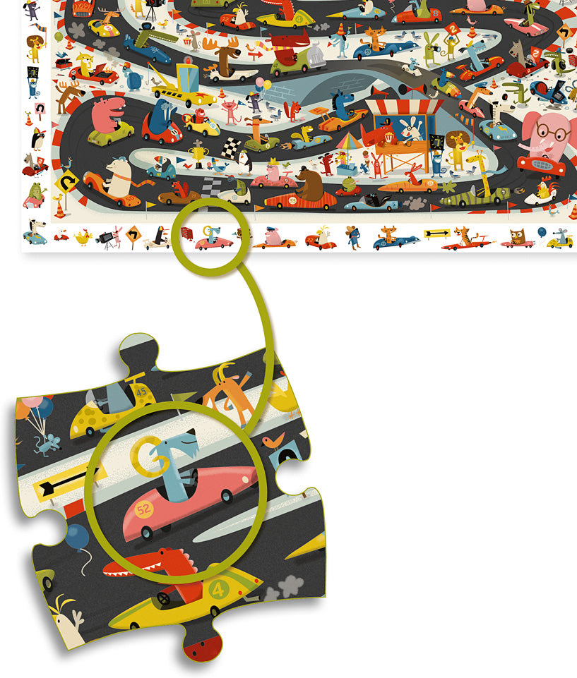 Automobile Rally Observation Puzzle