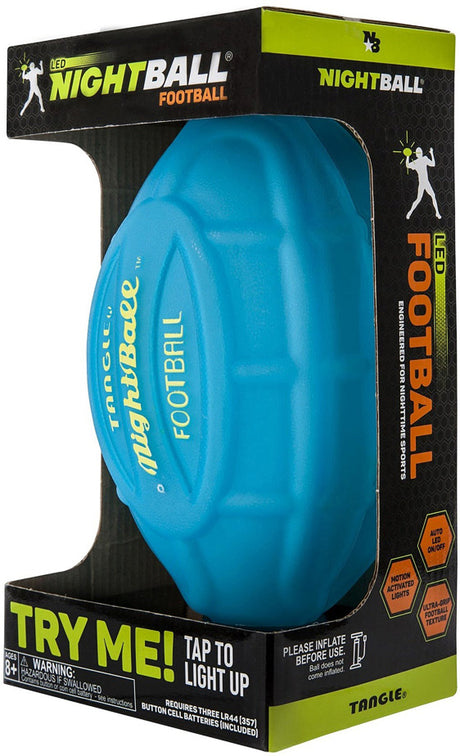 Tangle NightBall Football - Blue