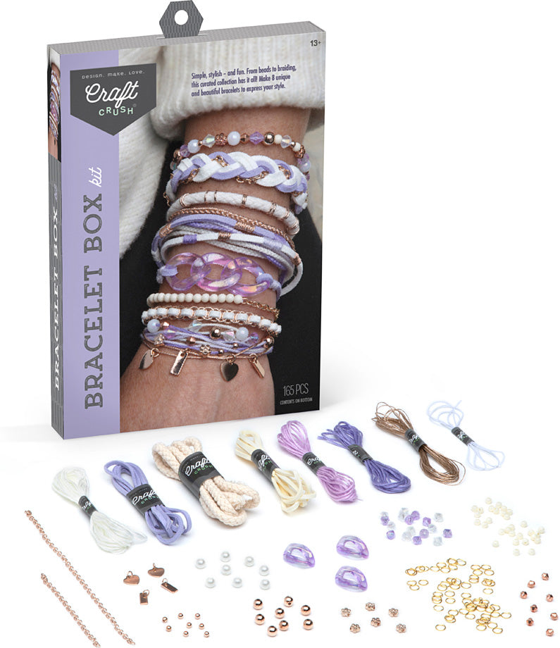 Craft-crush Bracelet Box Kit: Lilac – Turner Toys