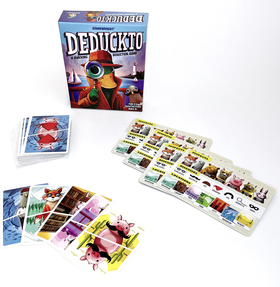 Gamewright Deduckto Un Juego De Deducción Quacking Juego De Gamewright Deduckto Un Juego De Deducción Quacking Juego De
