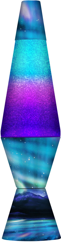 Colormax Northern Lights Glitter Lava Lamp