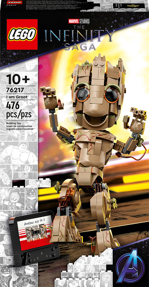  Lego 76282 Super Heroes Marvel Rocket & Baby Groot : Toys &  Games