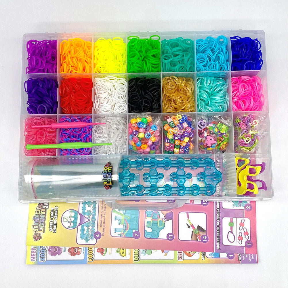 Color Steps Bands Rainbow Rubber Bands Step 2