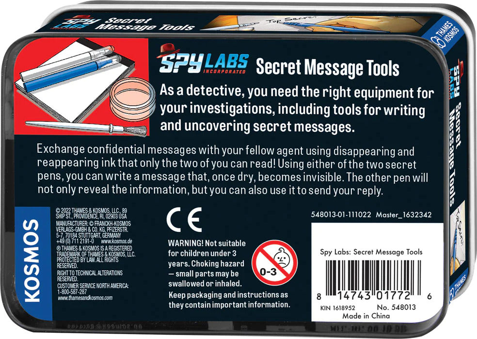 Spy Labs Secret Message Tools – Turner Toys