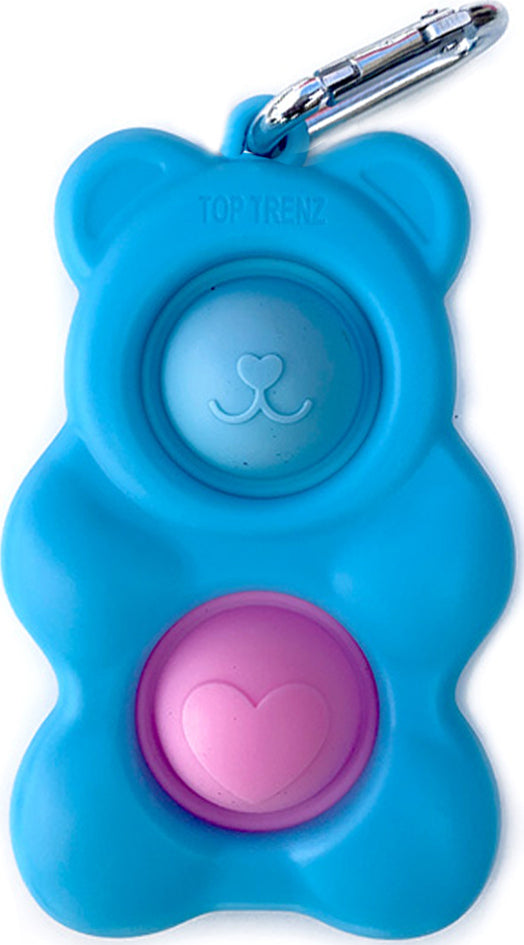 OMG Mega Pop - Gummy Yummy Bear Keychain (Blue)