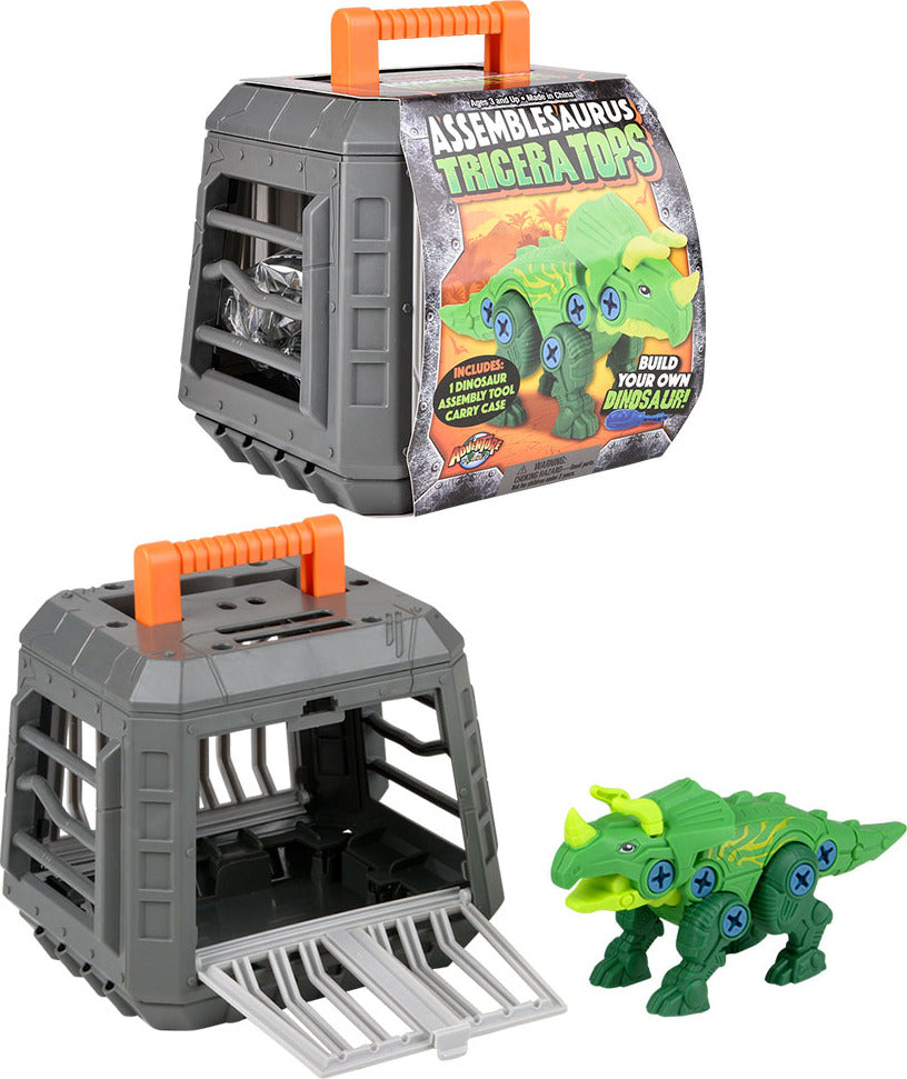 Assemblesaurus Triceratops And Enclosure