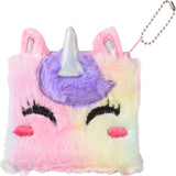 Plush Unicorn Coin Purse 5"