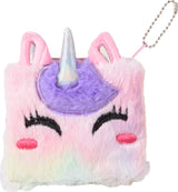 Plush Unicorn Coin Purse 5"