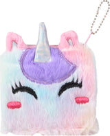 Plush Unicorn Coin Purse 5"