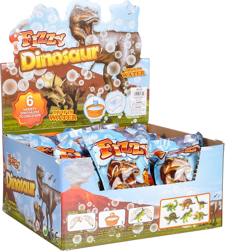 3" Dinosaur Fizzy Egg (24pc/ Un