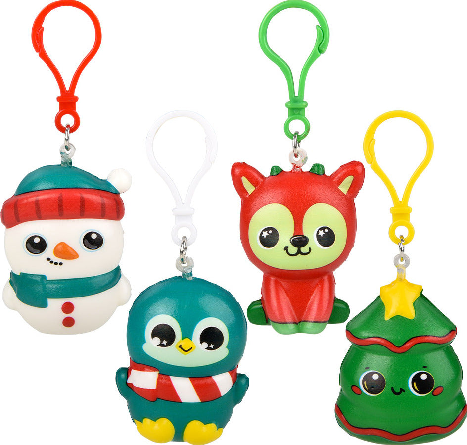2.5" Christmas Squish Clip Ons