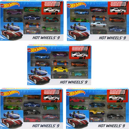 Mattel DP Hot Wheels Basic Car 9 Pack 