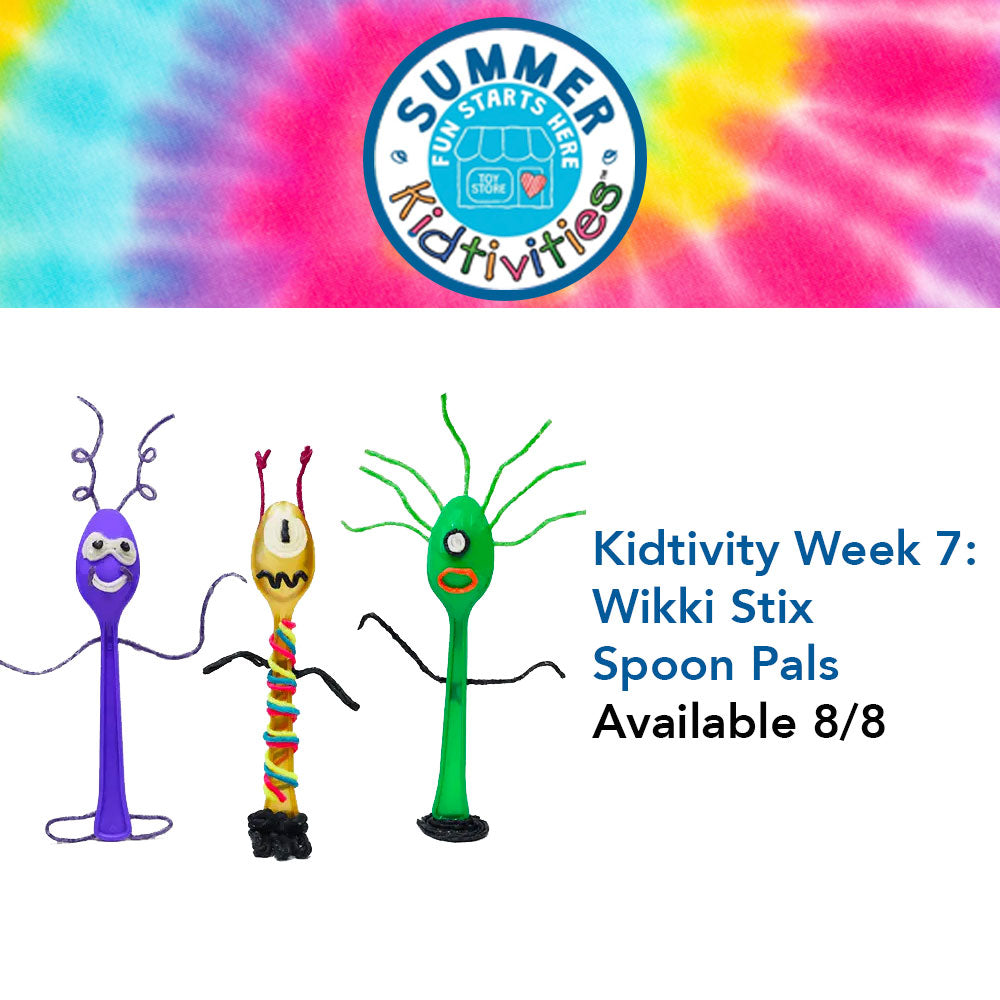 Kidtivity Week 7: Wikki Stix Spoon Pals