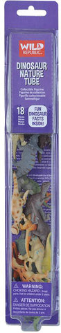 Tube of Dinosaur Figurines